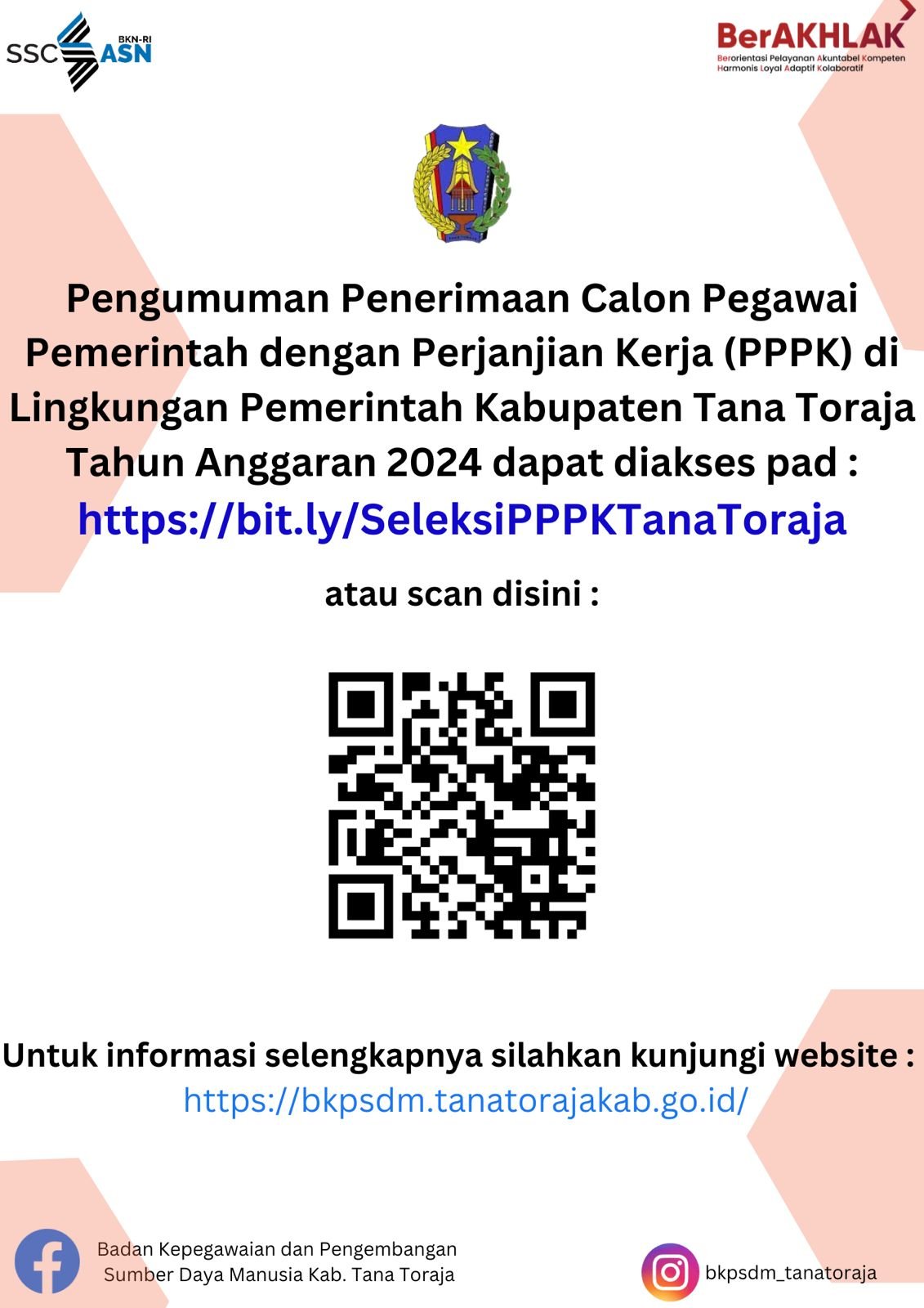 Pengumuman PPPK Tana Toraja